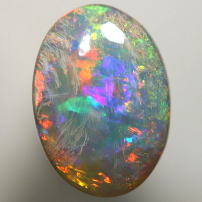 SOLID SEMI BLACK OPAL 3D red blue multicolour, rare compo SEE VIDEO